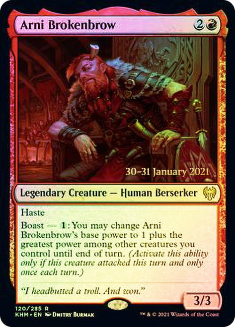 Arni Brokenbrow [Kaldheim Prerelease Promos] | Odin's Place
