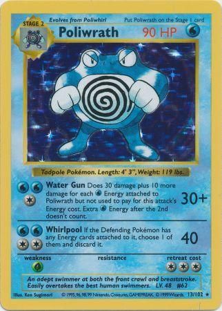 Poliwrath (13/102) [Base Set Shadowless Unlimited] | Odin's Place