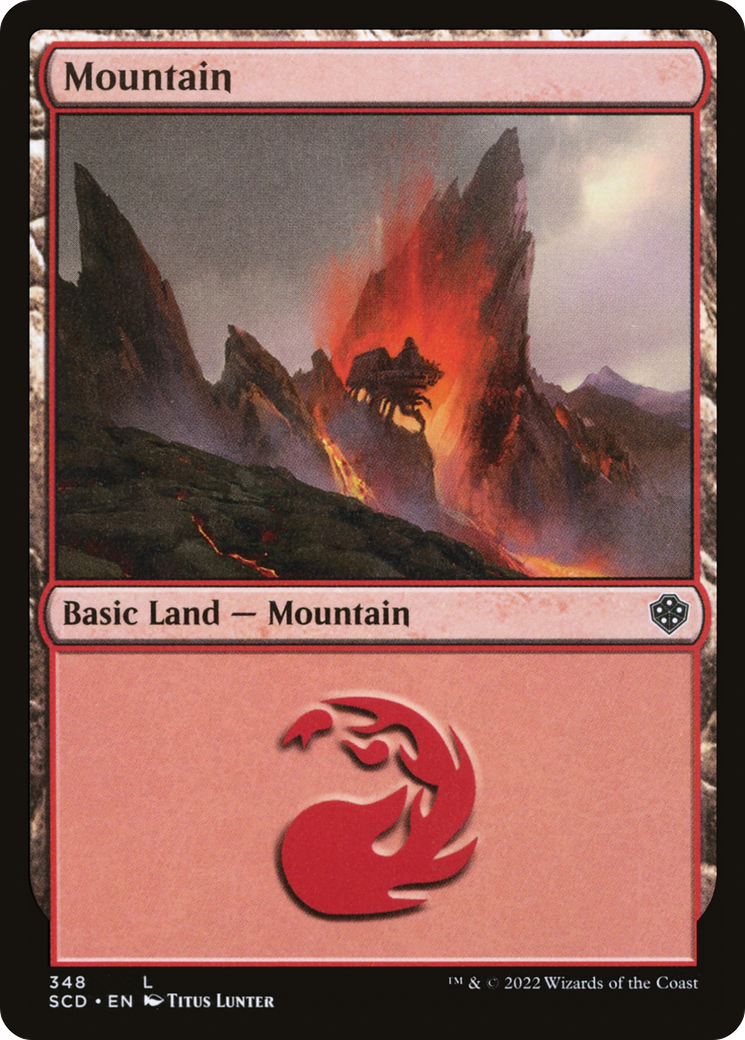 Mountain (348) [Starter Commander Decks] | Odin's Place