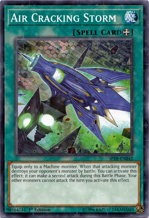 Air Cracking Storm [SP18-EN042] Starfoil Rare | Odin's Place