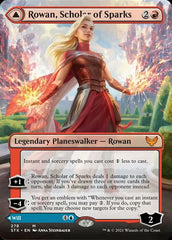 Rowan, Scholar of Sparks // Will, Scholar of Frost (Borderless) [Strixhaven: School of Mages] | Odin's Place