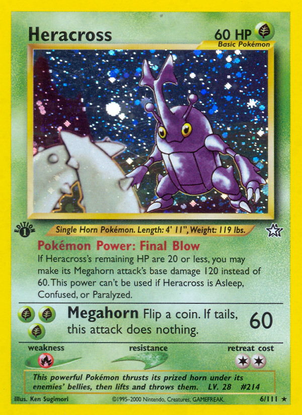 Heracross (6/111) [Neo Genesis 1st Edition] | Odin's Place