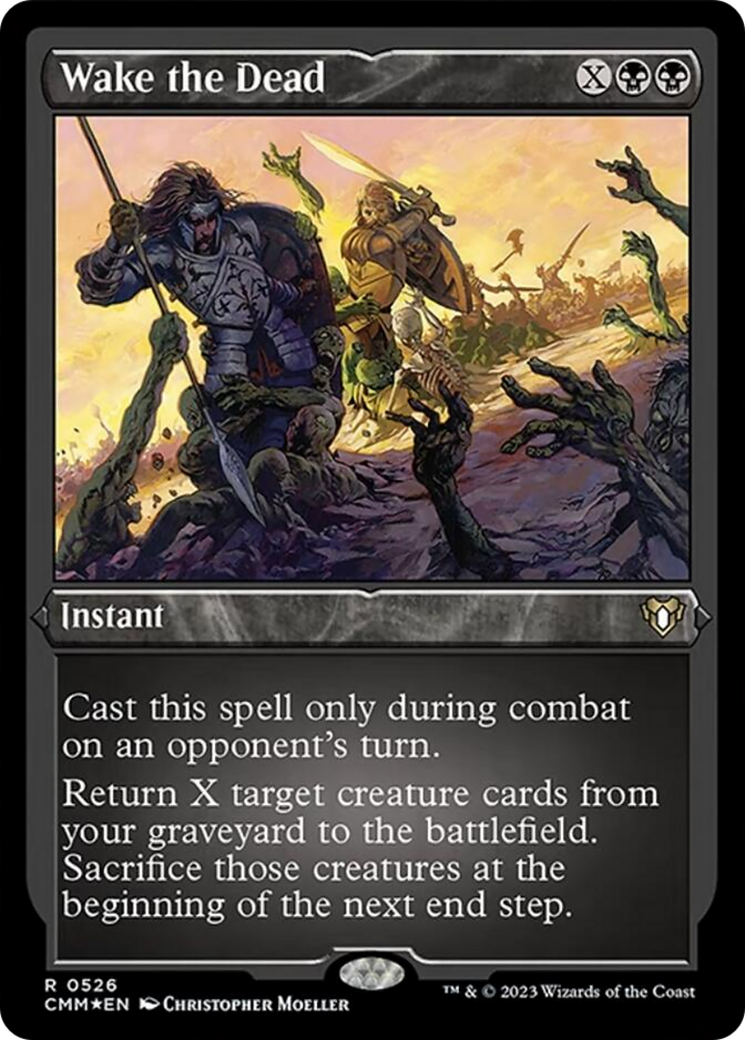 Wake the Dead (Foil Etched) [Commander Masters] | Odin's Place