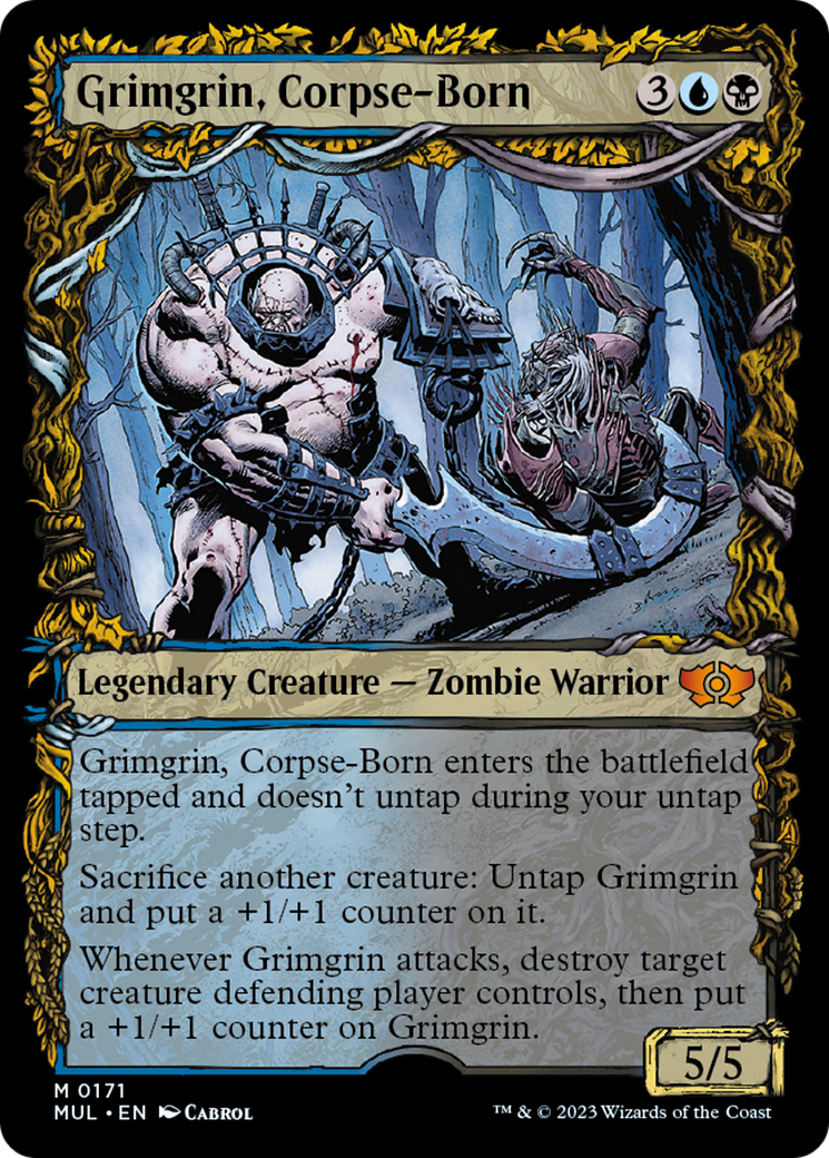 Grimgrin, Corpse-Born (Halo Foil) [Multiverse Legends] | Odin's Place
