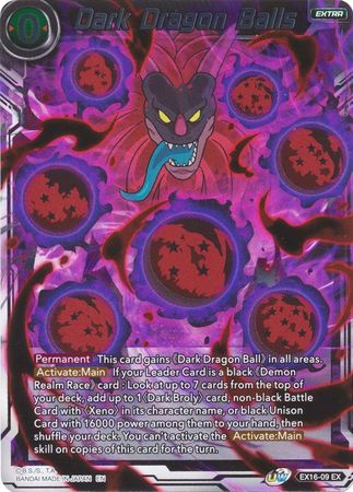 Dark Dragon Balls (EX16-09) [Ultimate Deck] | Odin's Place