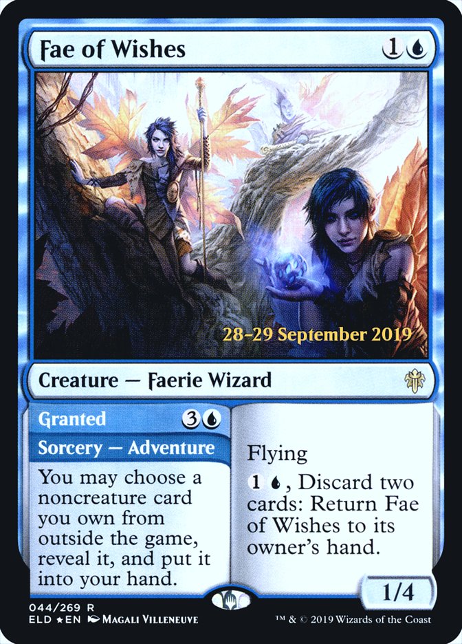 Fae of Wishes // Granted [Throne of Eldraine Prerelease Promos] | Odin's Place