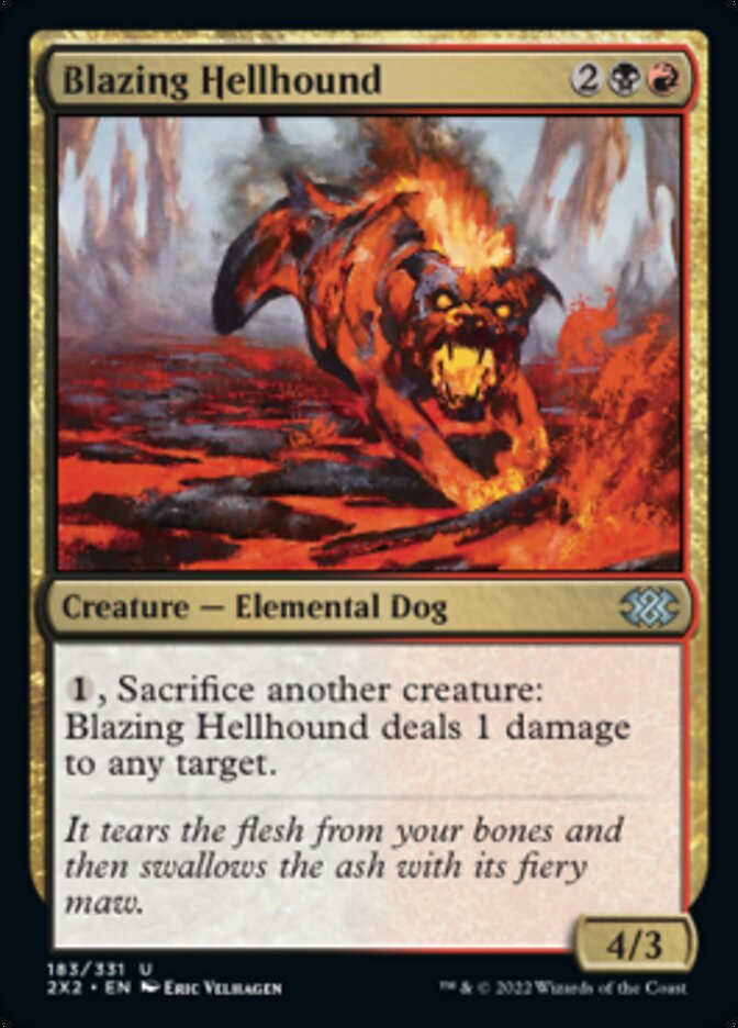 Blazing Hellhound [Double Masters 2022] | Odin's Place