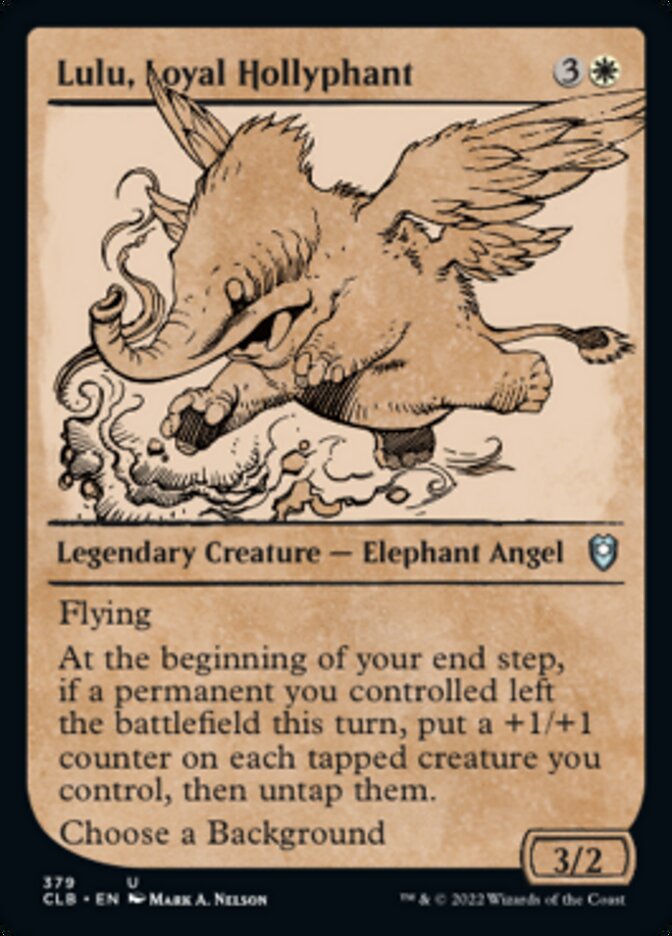 Lulu, Loyal Hollyphant (Showcase) [Commander Legends: Battle for Baldur's Gate] | Odin's Place
