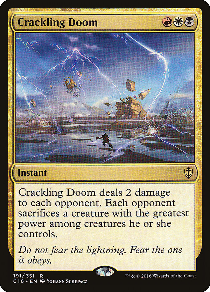 Crackling Doom (191) [Commander 2016] | Odin's Place