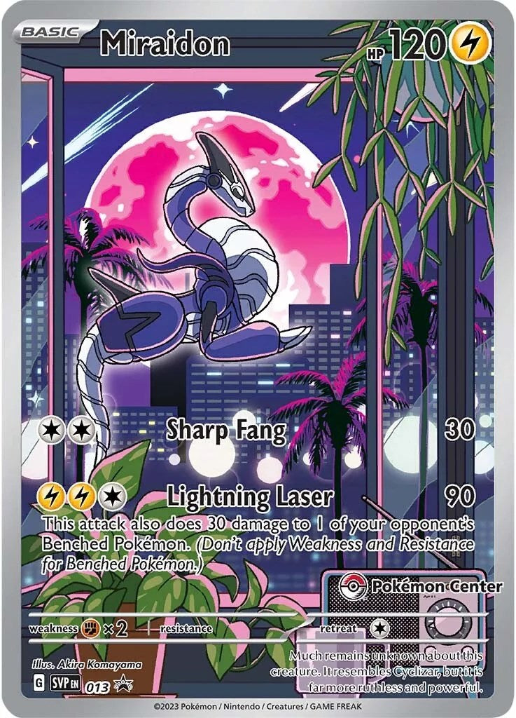 Miraidon (013) (Pokemon Center Exclusive) [Scarlet & Violet: Black Star Promos] | Odin's Place