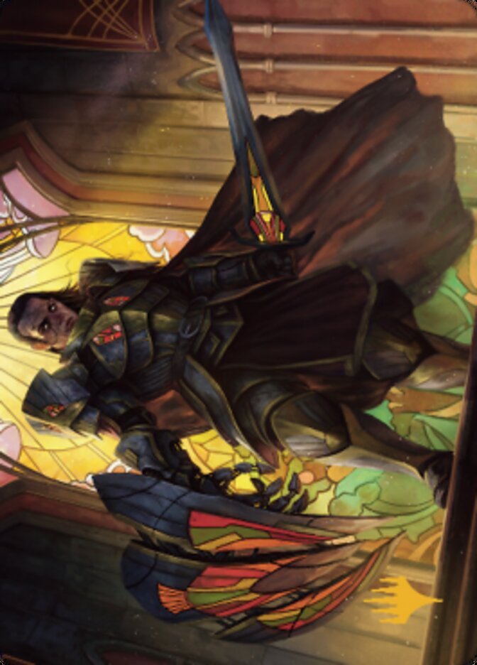 Benalish Sleeper Art Card (Gold-Stamped Signature) [Dominaria United Art Series] | Odin's Place