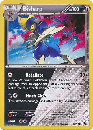 Bisharp (64/114) (Cosmos Holo) [XY: Steam Siege] | Odin's Place