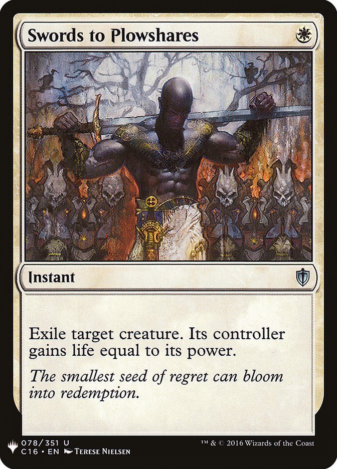 Swords to Plowshares [Mystery Booster] | Odin's Place