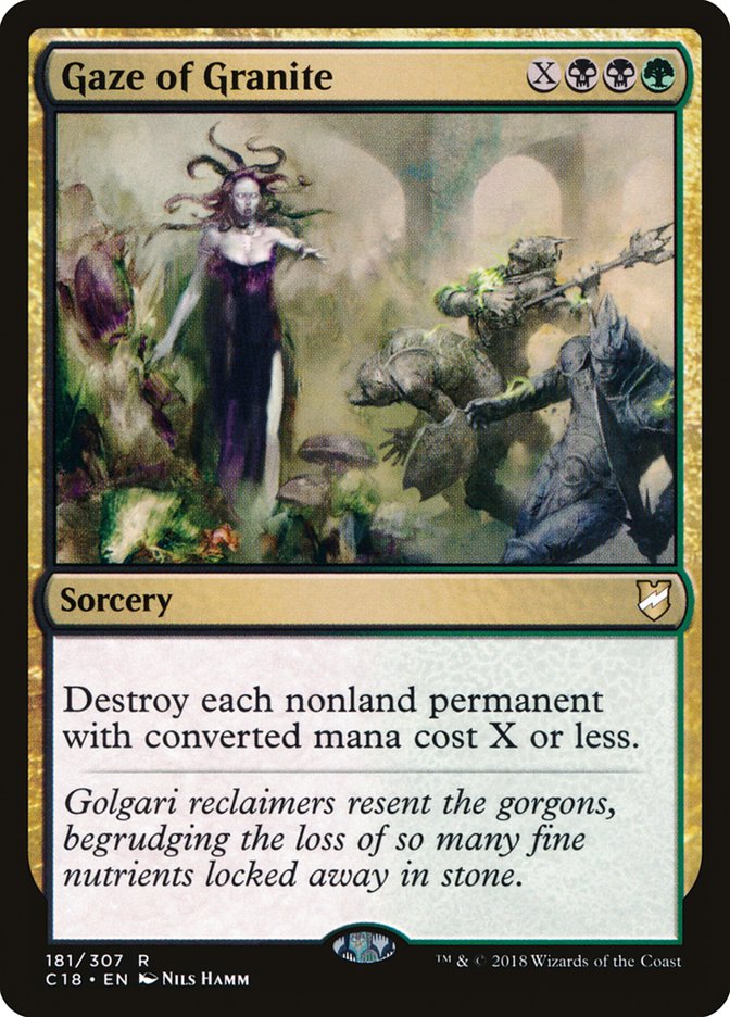 Gaze of Granite (181) [Commander 2018] | Odin's Place