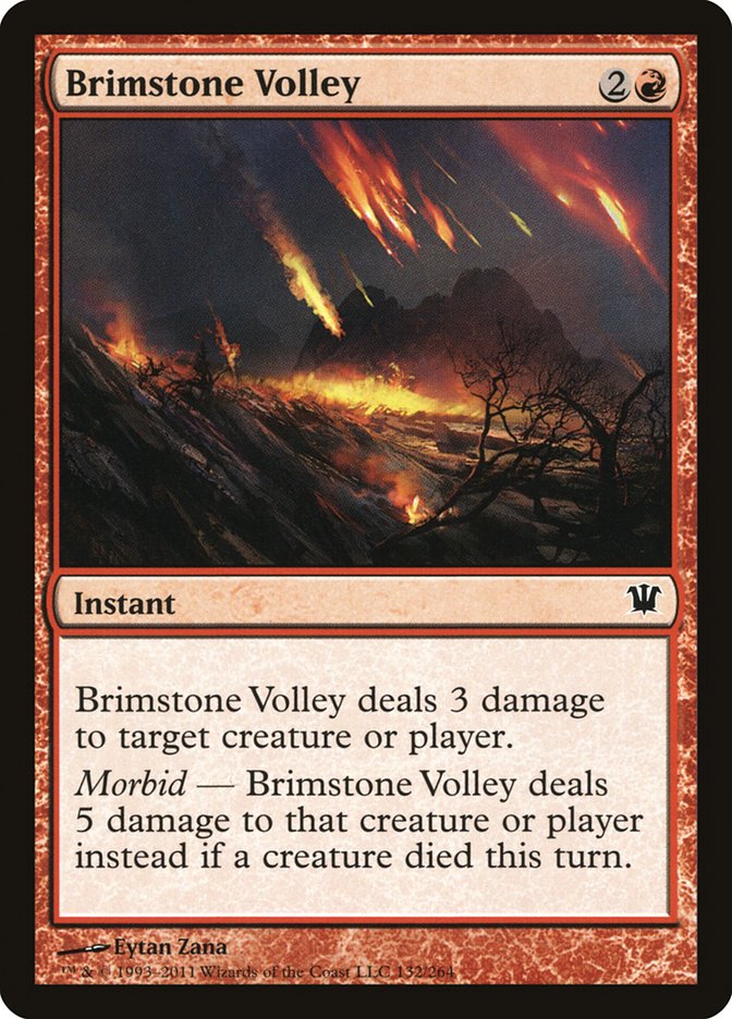 Brimstone Volley (132) [Innistrad] | Odin's Place