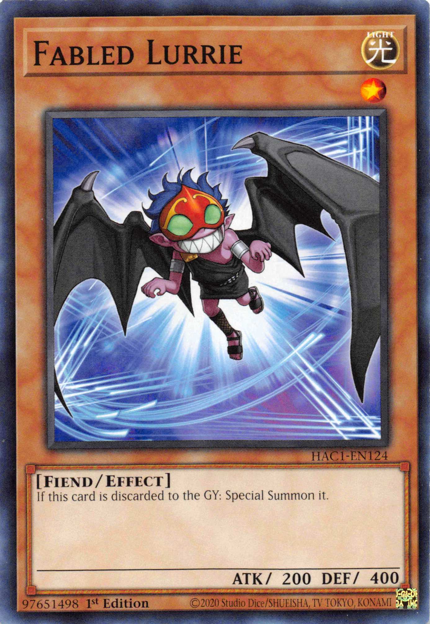 Fabled Lurrie [HAC1-EN124] Common | Odin's Place
