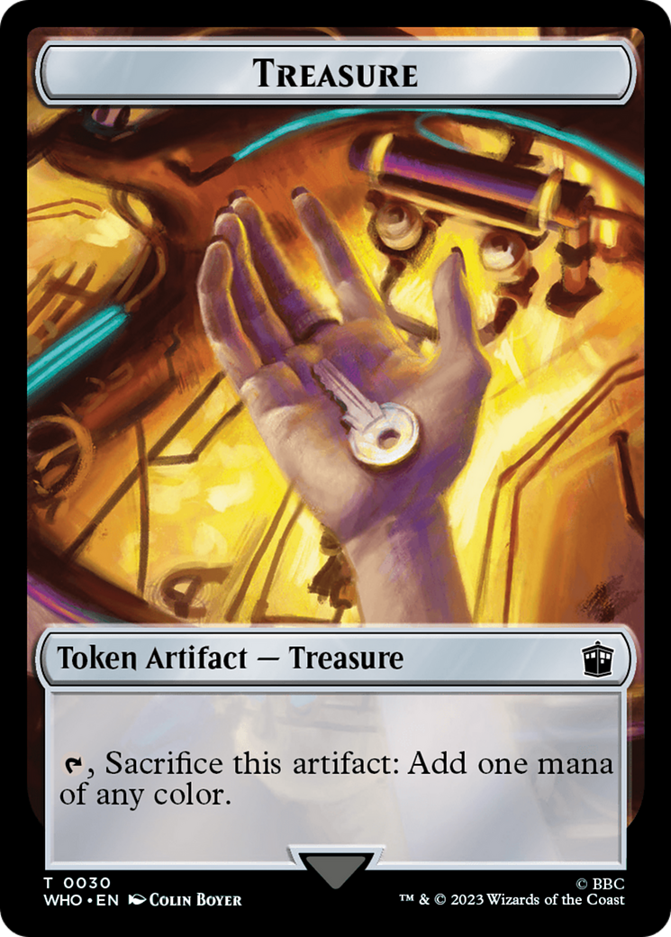 Soldier // Treasure (0030) Double-Sided Token [Doctor Who Tokens] | Odin's Place