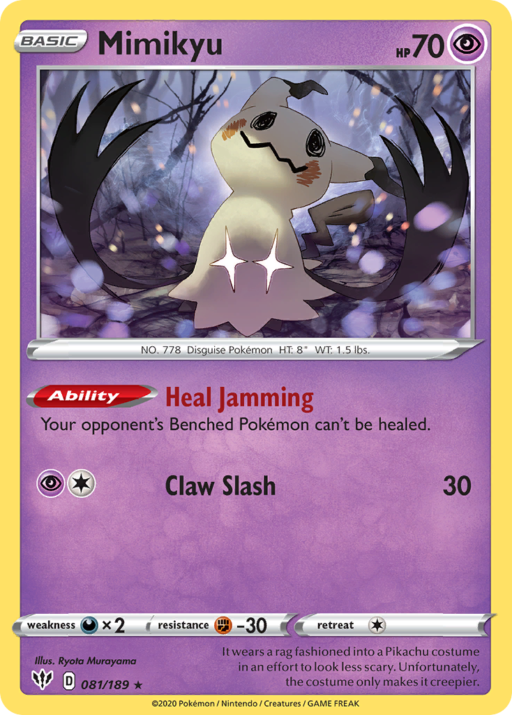 Mimikyu (081/189) [Sword & Shield: Darkness Ablaze] | Odin's Place