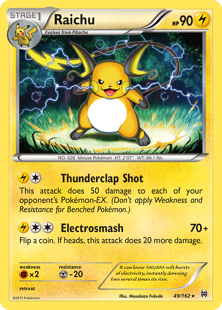 Raichu (49/162) [XY: BREAKthrough] | Odin's Place