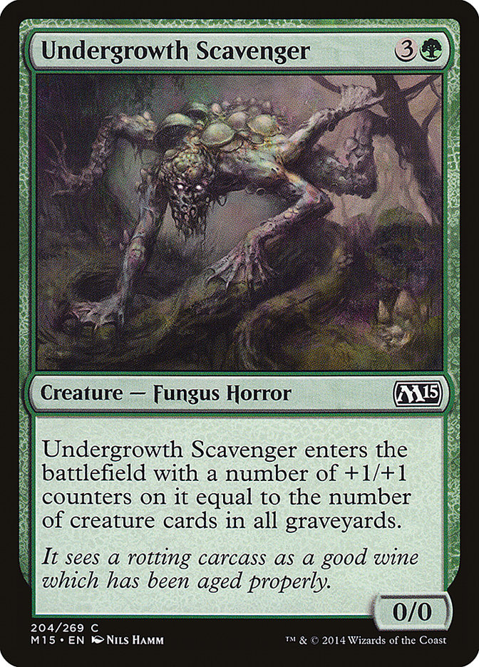 Undergrowth Scavenger (204) [Magic 2015] | Odin's Place