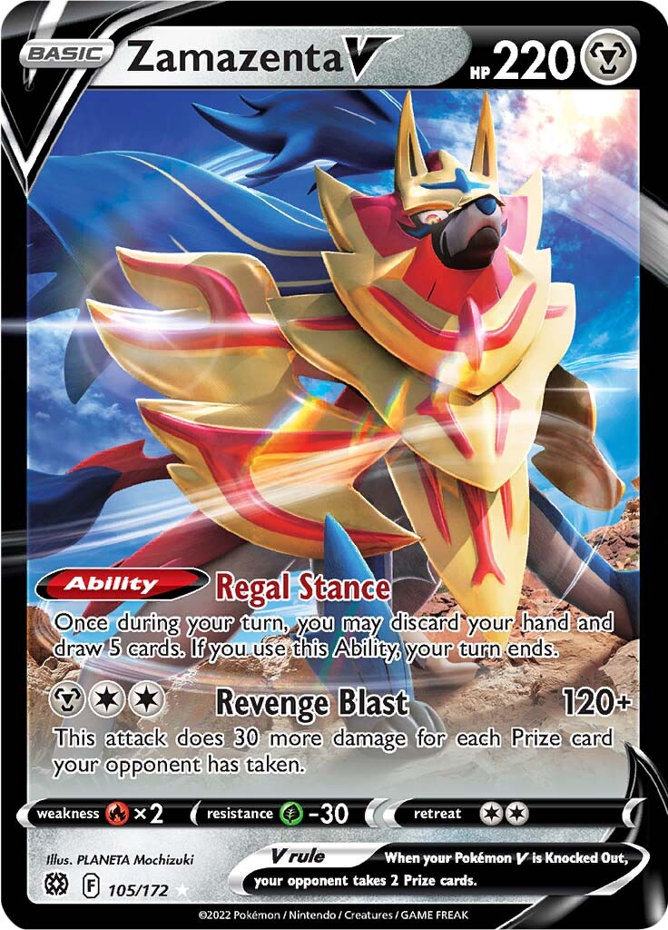 Zamazenta V (105/172) [Sword & Shield: Brilliant Stars] | Odin's Place