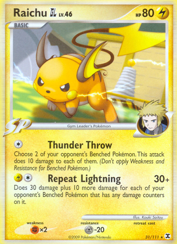 Raichu GL (31/111) [Platinum: Rising Rivals] | Odin's Place