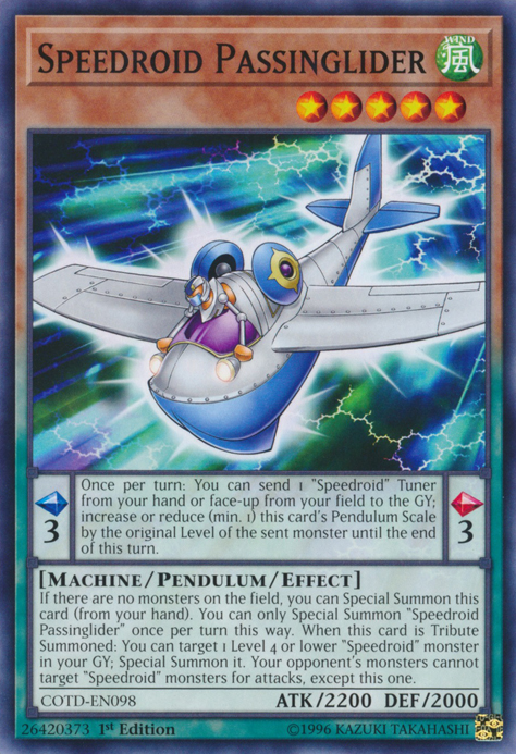 Speedroid Passinglider [COTD-EN098] Common | Odin's Place