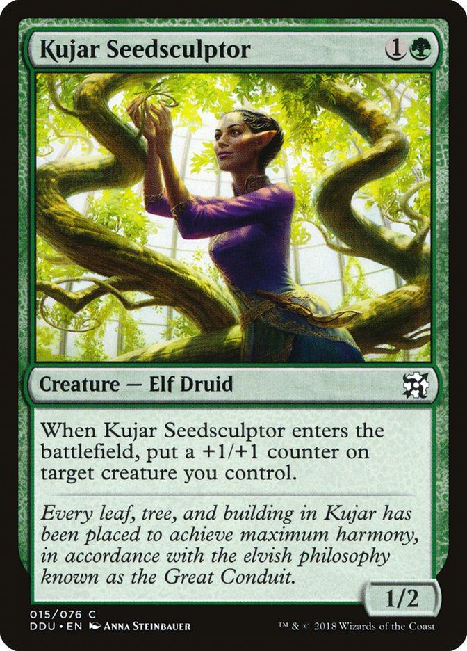 Kujar Seedsculptor (15) [Duel Decks: Elves vs. Inventors] | Odin's Place
