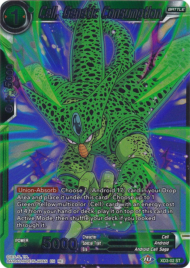 Cell, Genetic Consumption (XD3-02) [Ultimate Deck 2022] | Odin's Place
