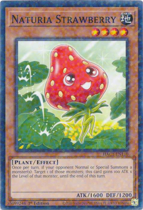 Naturia Strawberry (Duel Terminal) [HAC1-EN110] Common | Odin's Place