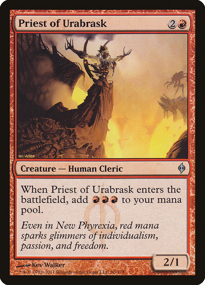 Priest of Urabrask (90) [New Phyrexia] | Odin's Place