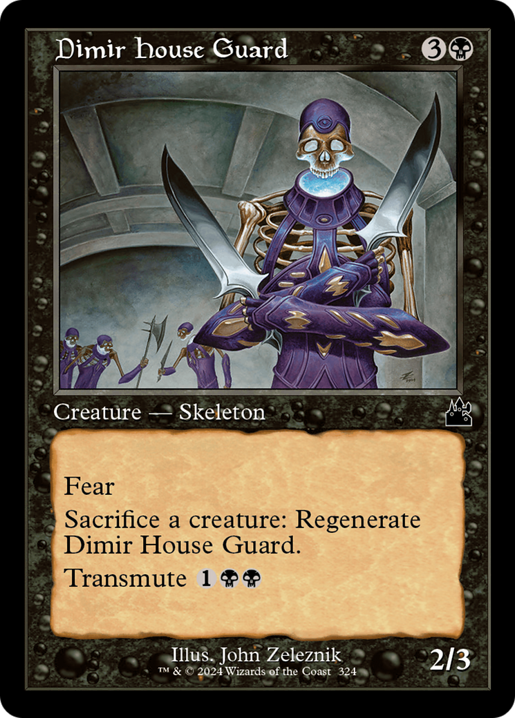 Dimir House Guard (Retro Frame) [Ravnica Remastered] | Odin's Place