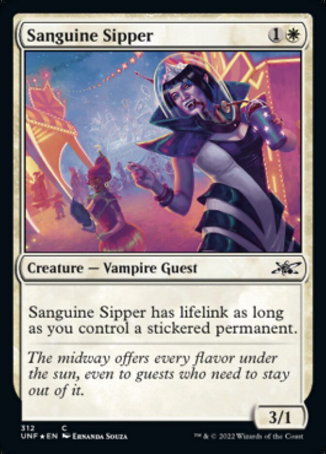Sanguine Sipper (Galaxy Foil) [Unfinity] | Odin's Place