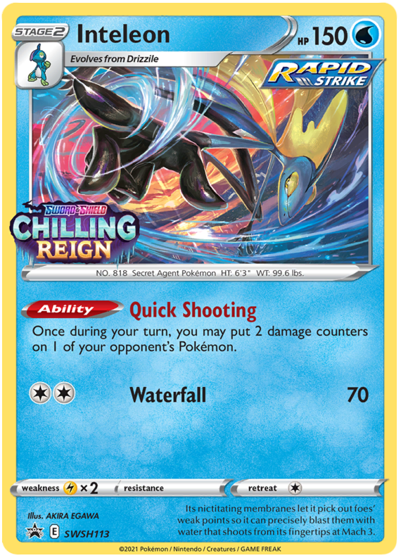 Inteleon (SWSH113) [Sword & Shield: Black Star Promos] | Odin's Place