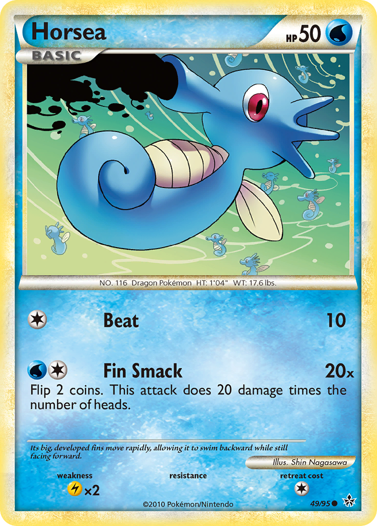 Horsea (49/95) [HeartGold & SoulSilver: Unleashed] | Odin's Place