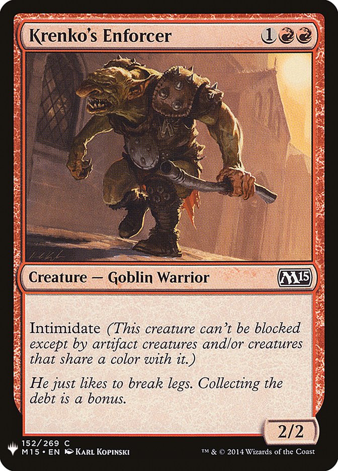 Krenko's Enforcer [Mystery Booster] | Odin's Place