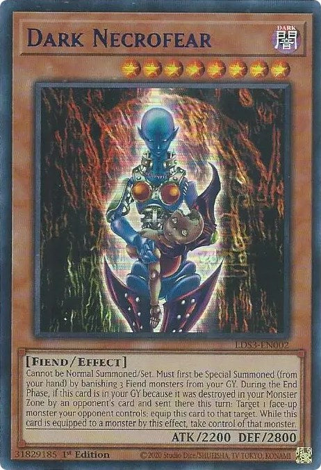 Dark Necrofear (Blue) [LDS3-EN002] Ultra Rare | Odin's Place