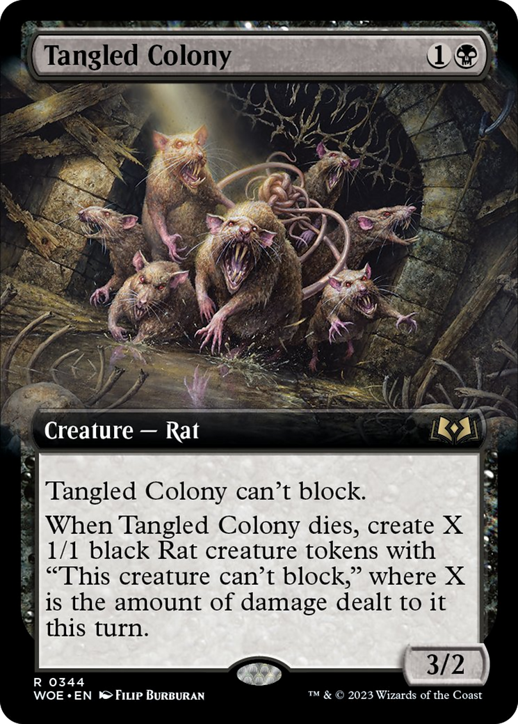 Tangled Colony (Extended Art) [Wilds of Eldraine] | Odin's Place