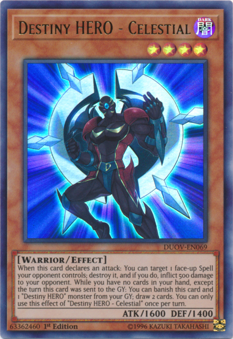 Destiny HERO - Celestial [DUOV-EN069] Ultra Rare | Odin's Place