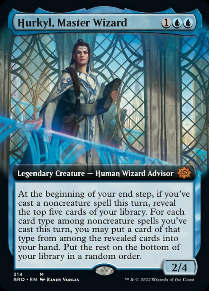 Hurkyl, Master Wizard (Extended Art) [The Brothers' War] | Odin's Place