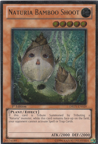 Naturia Bamboo Shoot [DREV-EN029] Ultimate Rare | Odin's Place