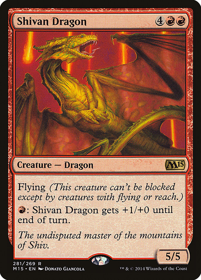 Shivan Dragon (281) [Magic 2015] | Odin's Place