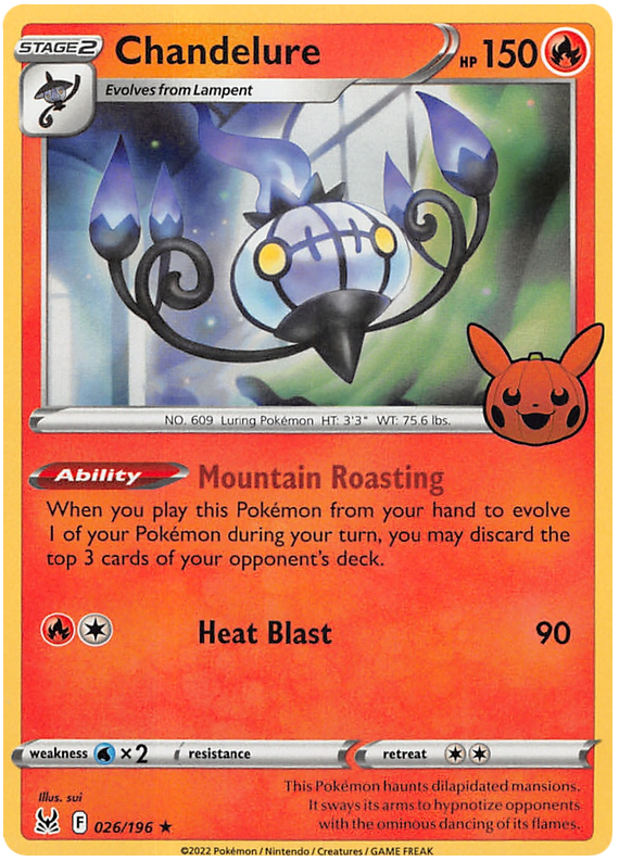 Chandelure (026/196) [Trick or Trade 2023] | Odin's Place