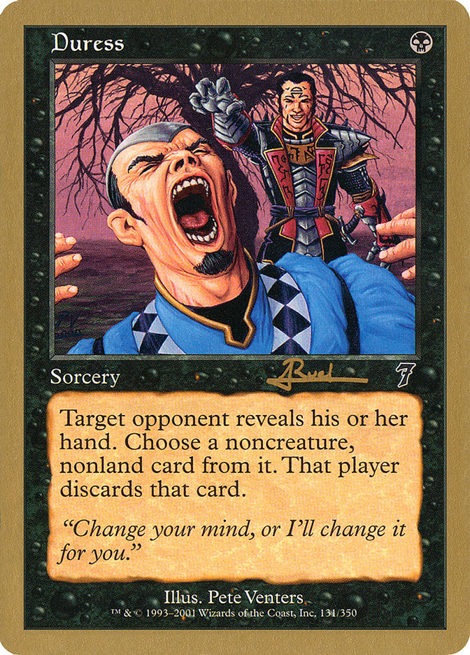 Duress (Antoine Ruel) [World Championship Decks 2001] | Odin's Place