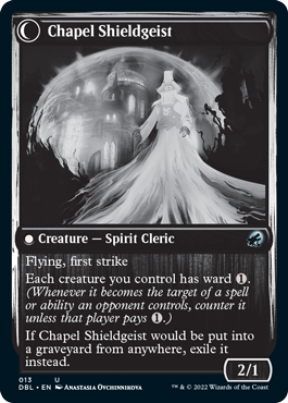 Chaplain of Alms // Chapel Shieldgeist [Innistrad: Double Feature] | Odin's Place