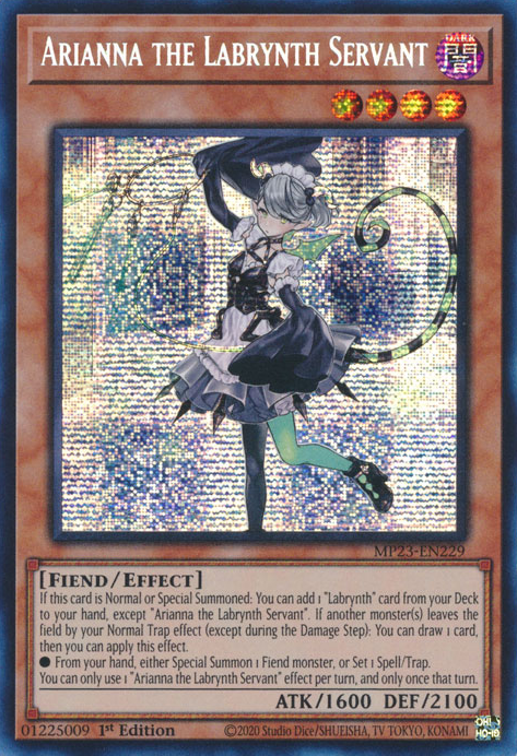 Arianna the Labrynth Servant [MP23-EN229] Prismatic Secret Rare | Odin's Place