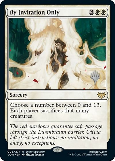 By Invitation Only (Promo Pack) [Innistrad: Crimson Vow Promos] | Odin's Place