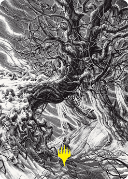 Forest Art Card (Gold-Stamped Signature) [Innistrad: Crimson Vow Art Series] | Odin's Place