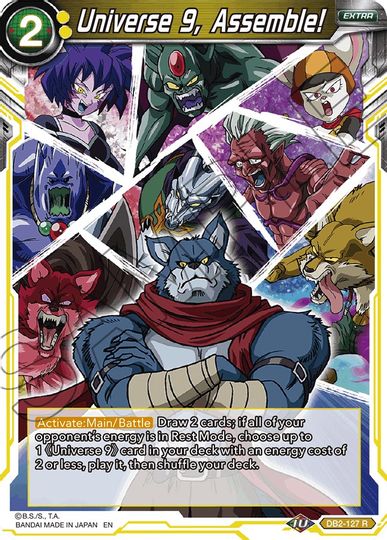 Universe 9, Assemble! (Reprint) (DB2-127) [Battle Evolution Booster] | Odin's Place