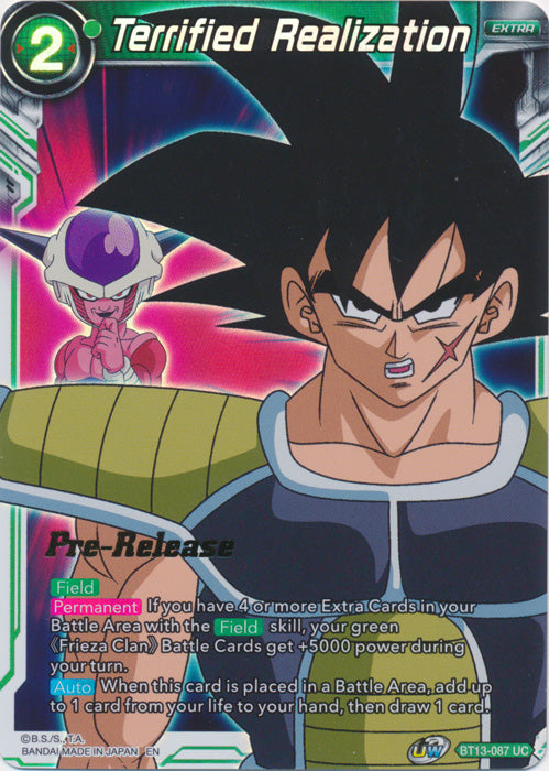 Terrified Realization (BT13-087) [Supreme Rivalry Prerelease Promos] | Odin's Place